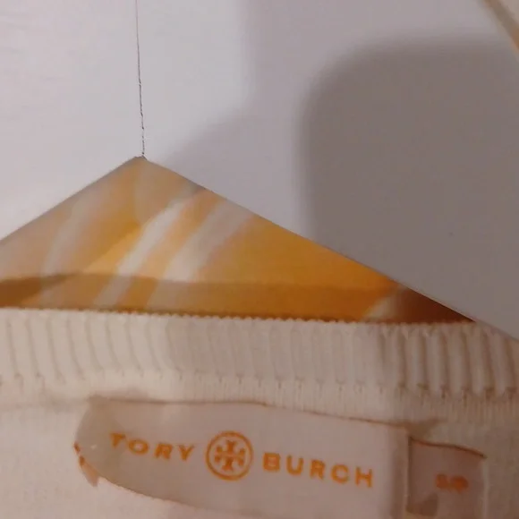 Tory Burch Womens Cream Lace Sweater - Picture 3 of 3